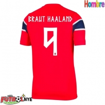 Camiseta Noruega Erling Haaland #9 Primera Equipación Mundial 2026 manga corta
